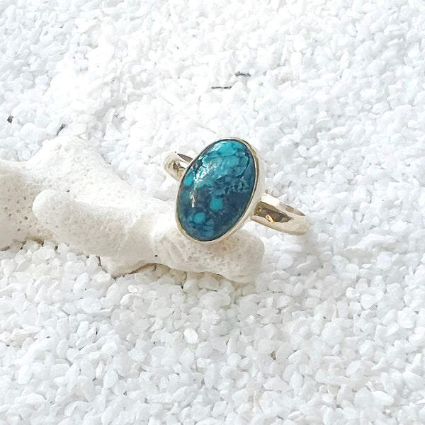 Natural Turquoise Ring Size 7