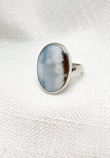 Blue Opal Ring Size 9