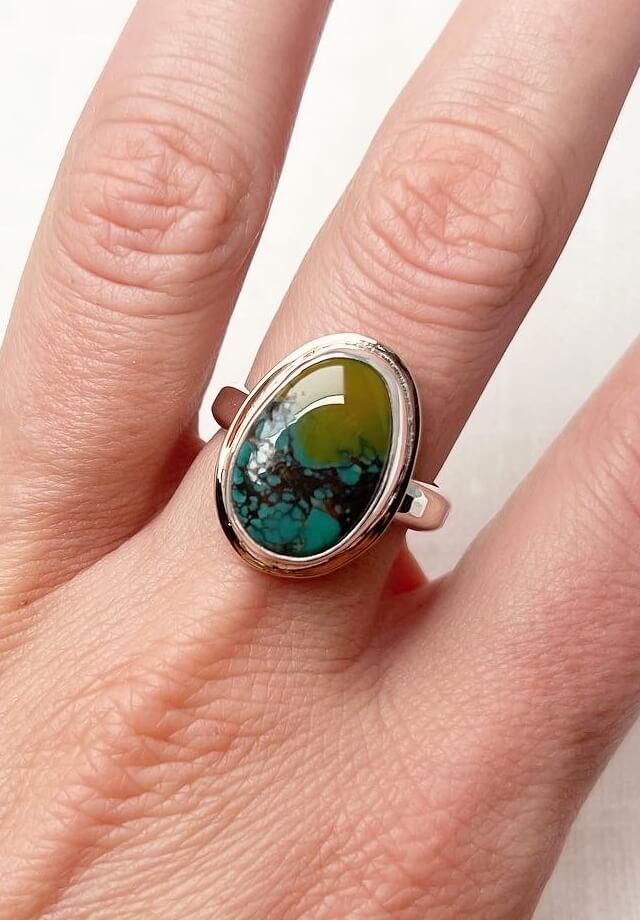 Hubei Turquoise Ring Size 9.5