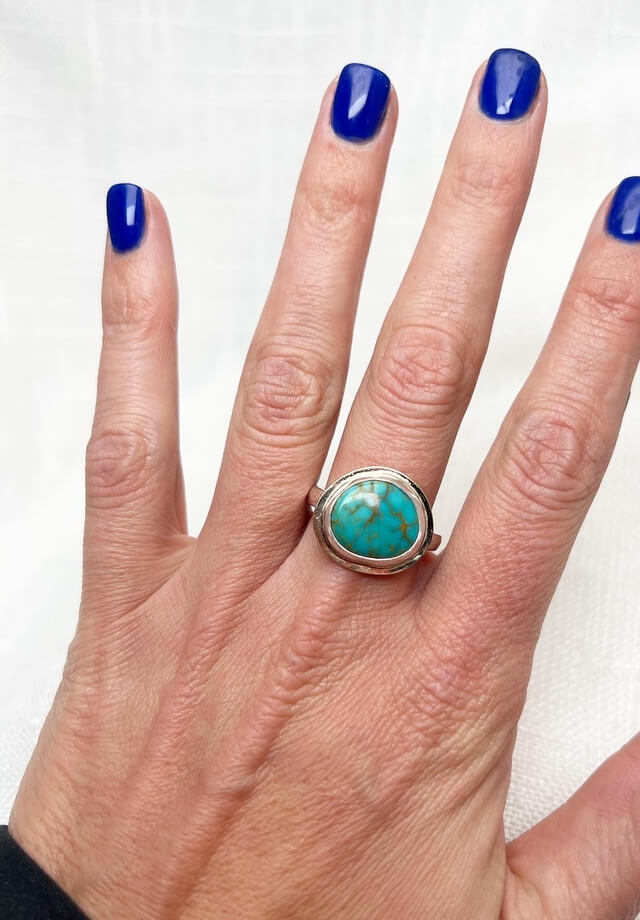 Nacozari Turquoise Ring Size 9