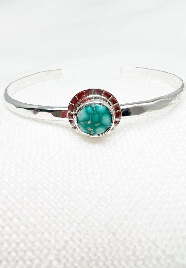 White Water Turquoise Cuff
