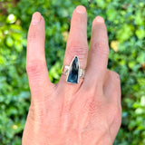 Tourmaline Arrow Ring Size 6.75