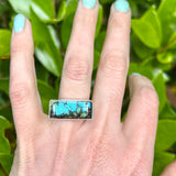 Turquoise Bar Ring Size 7.25