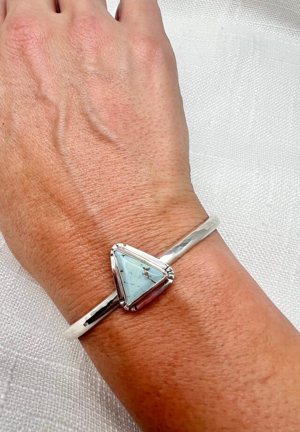 Turquoise Triangle Cuff