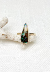 Boulder Opal Ring Size