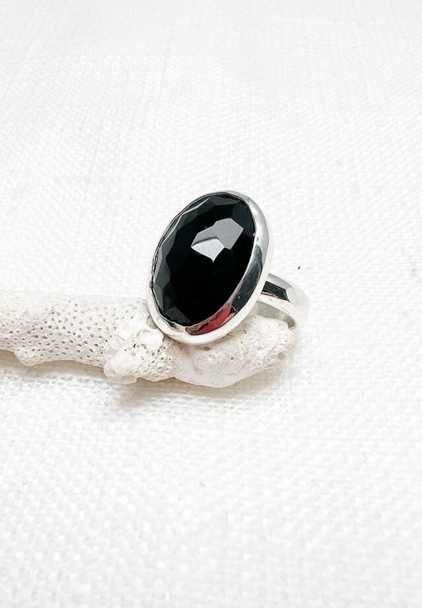 Black Onyx Ring Size 5.75