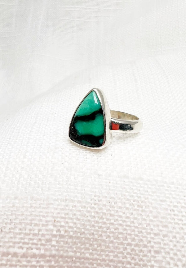 Desert Oasis Variscite Ring Size 10