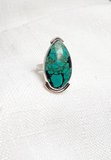 Turquoise Statement Ring Size 11