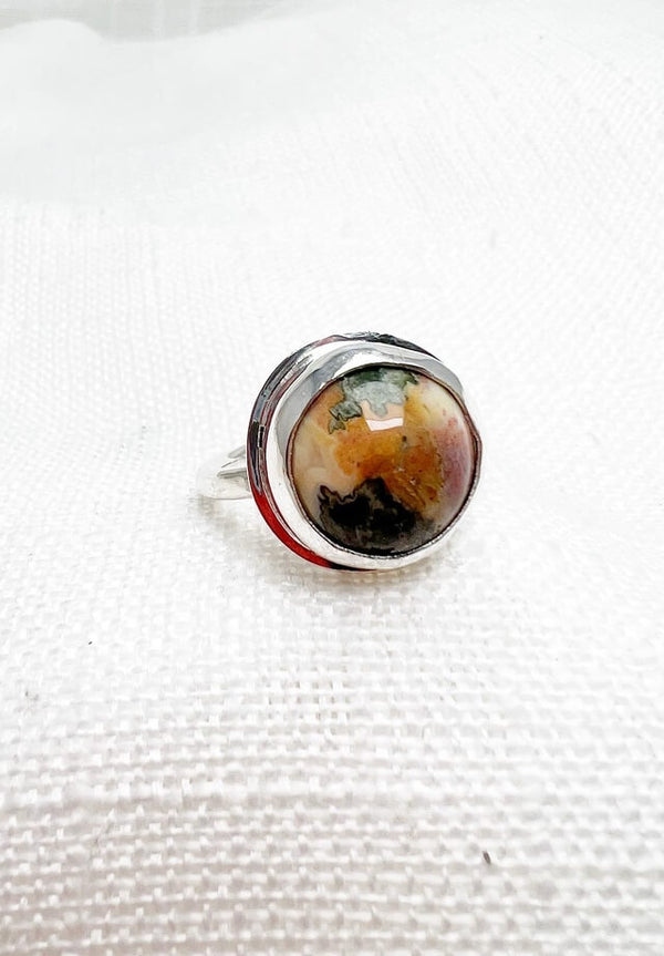 Ocean Jasper Ring Size 11