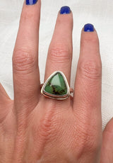 Qingu Turquoise Ring Size 10