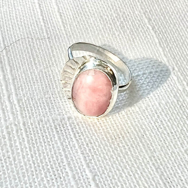 Rhodochrosite Ring Size 9