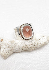 Rose Quartz Ring Size 6