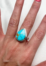 Royston Turquoise Ring Size 10