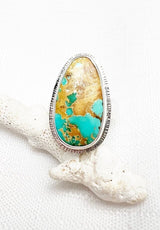 Royston Turquoise Ring Size 8.25