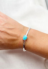 Turquoise Oval Cuff
