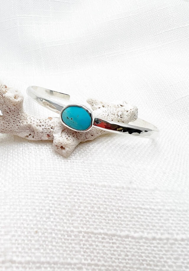Turquoise Oval Cuff