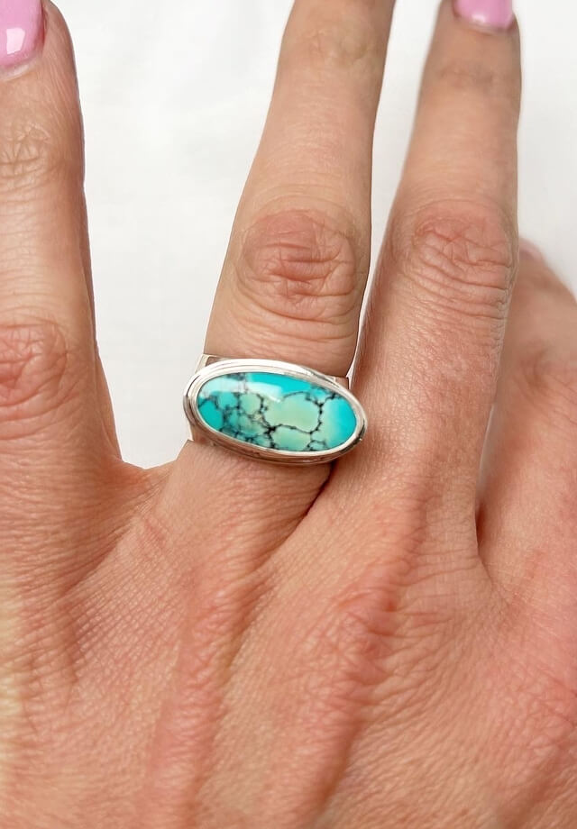 Turquoise Ring Size 6.75