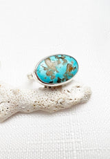 Golden Hills Turquoise Ring Size 9