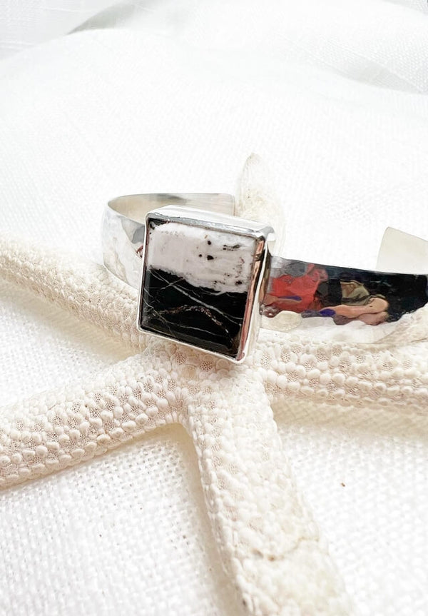 White Buffalo Stone Cuff